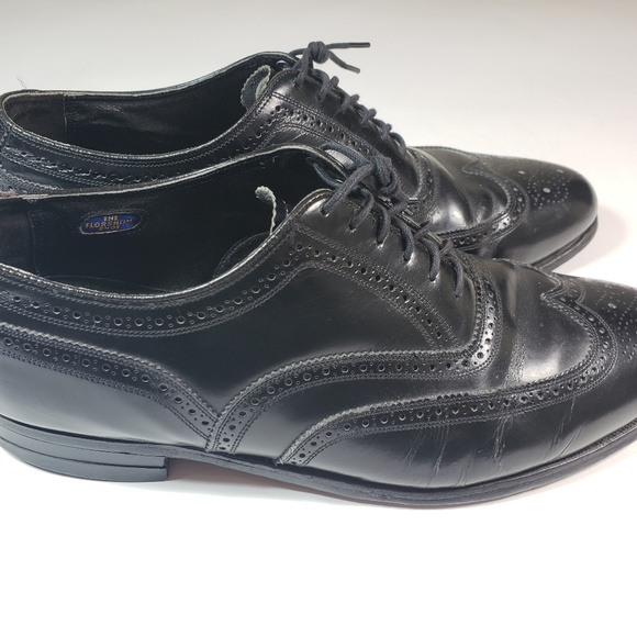 Florsheim Shoes Mens Wing Tip Brogue Sz 12 3E - Picture 3 of 8
